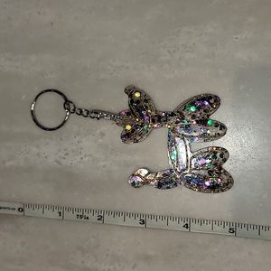 Mardi Gras Dog keychain